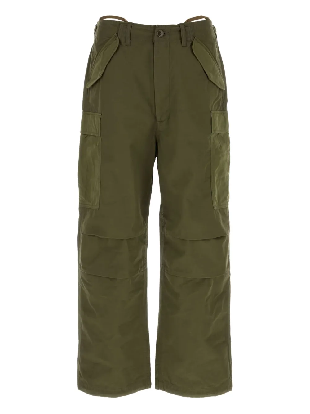 Nanamica pantalon évasé à boutonnière | vert | Image 1