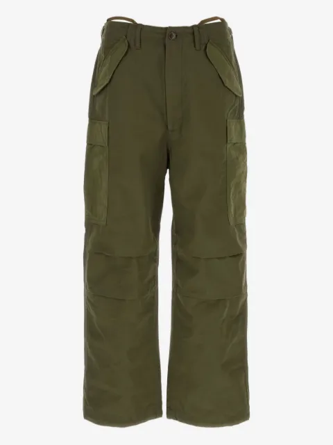 Nanamica pantalon évasé à boutonnière