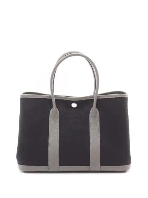 Hermès Pre-Owned 2024 Toile and Negonda Garden Party TPM tote bag