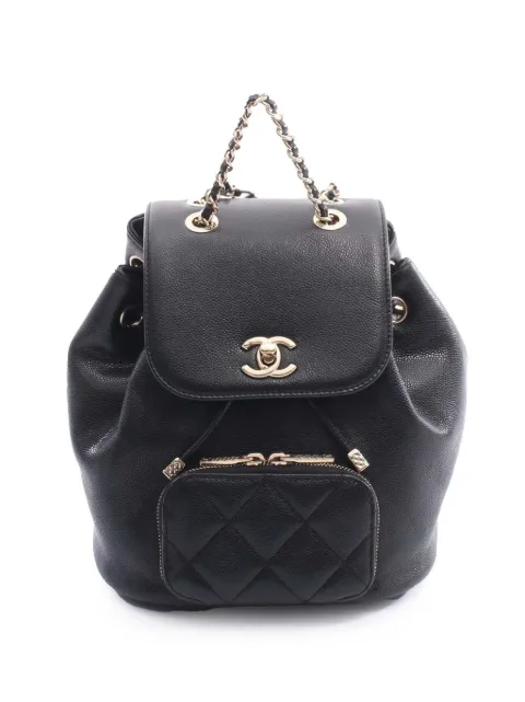 CHANEL Pre-Owned 2021-2025 Mini Business Affinity Caviar backpack