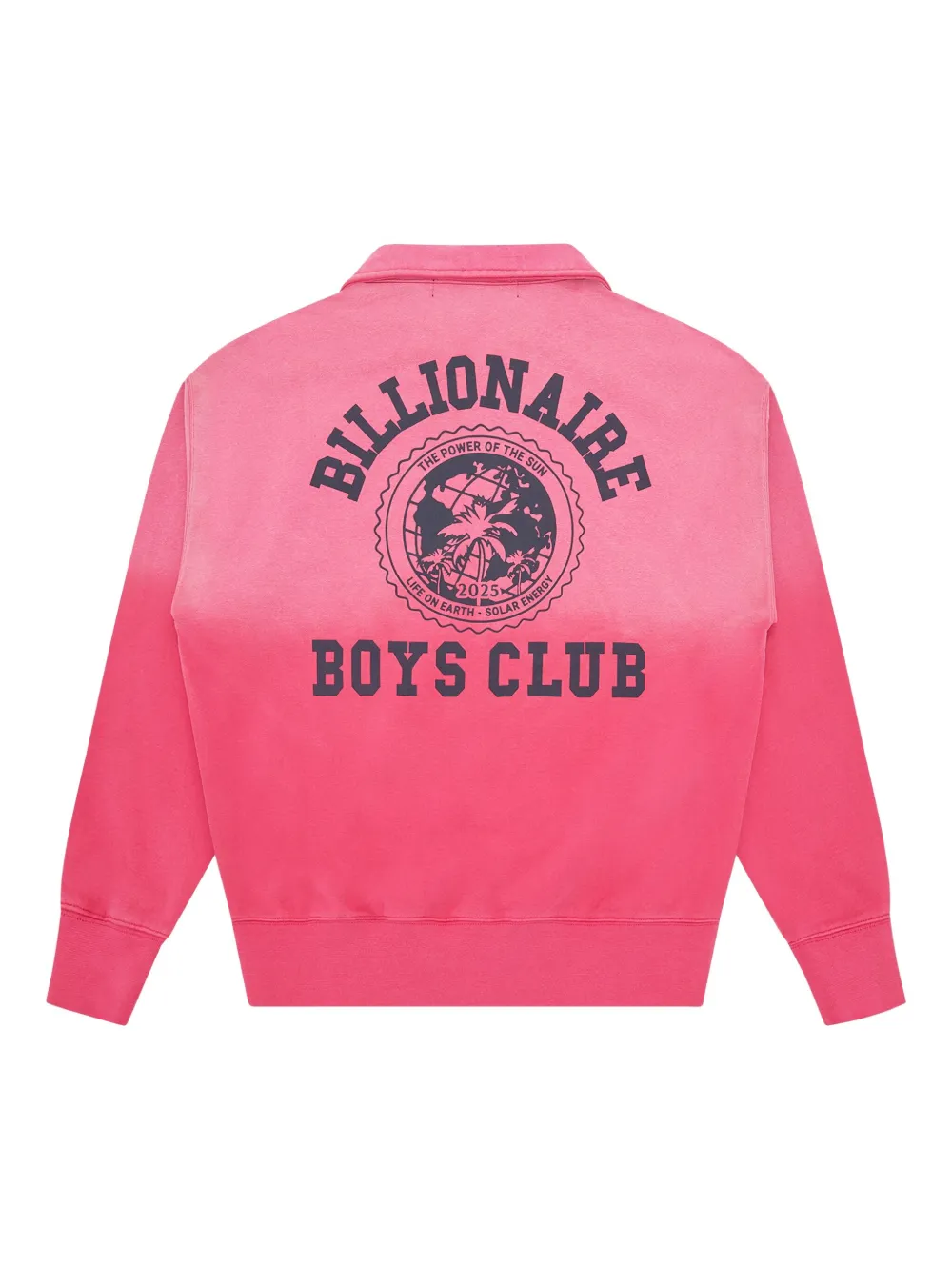Billionaire Boys Club zip-fastening graphic-print sweatshirt - Roze