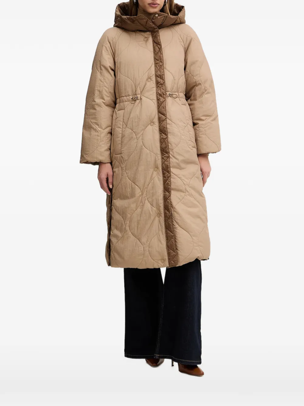 Weekend Max Mara reversible quilted coat - Marrone