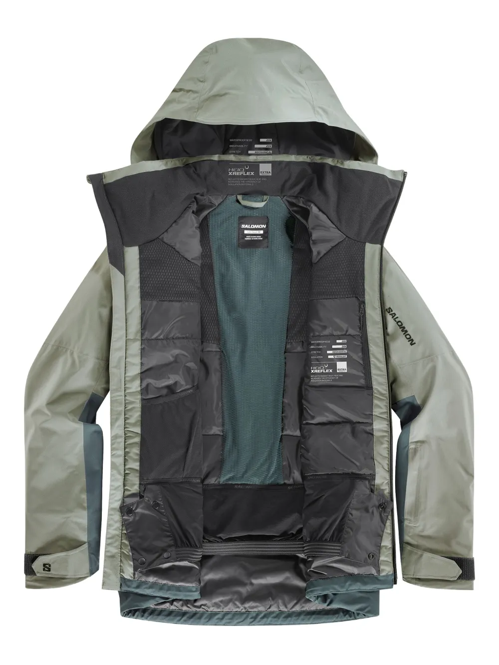 Salomon Brilliant jack met rits Grijs