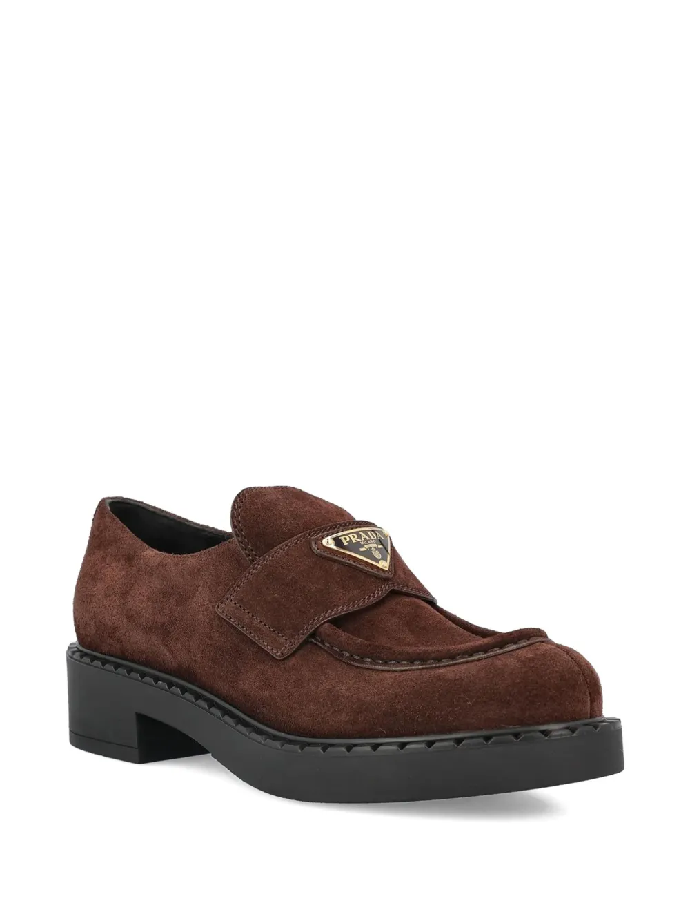 Prada suede loafers - Bruin