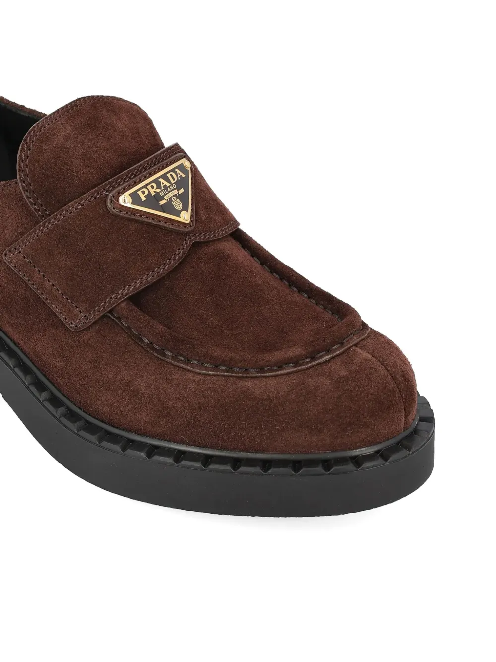 Prada Suède loafers Bruin