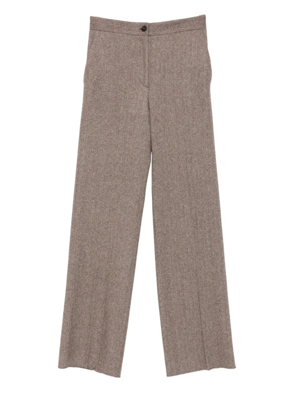 Antonelli Torcetti herringbone trousers | Brown | Image 1