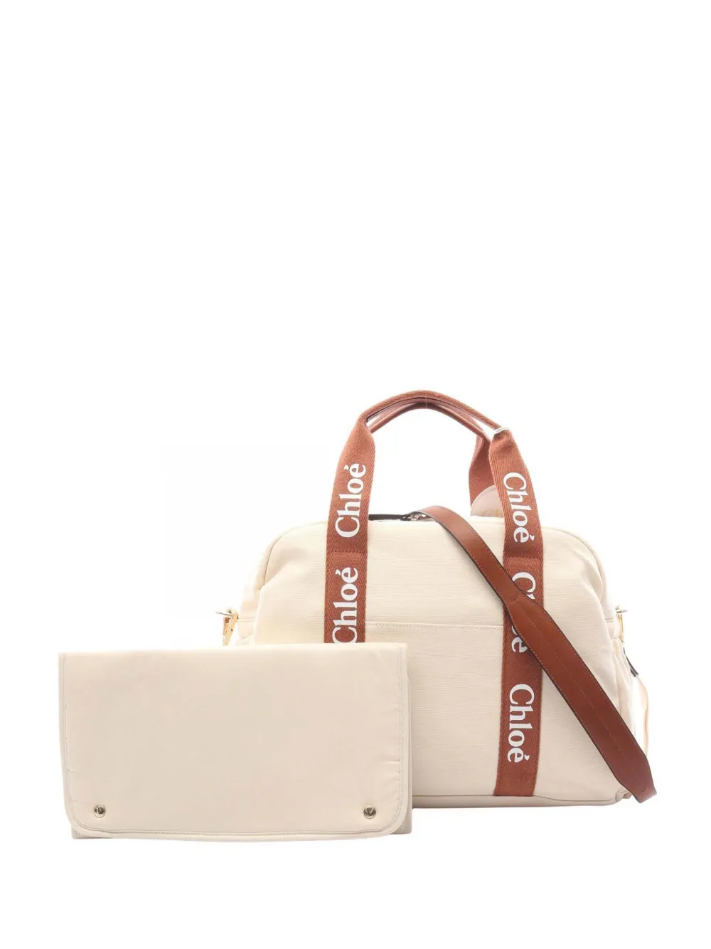 Chloé Pre-Owned 2010-2025 Canvas Changing Bag satchel | Brown | Image 1