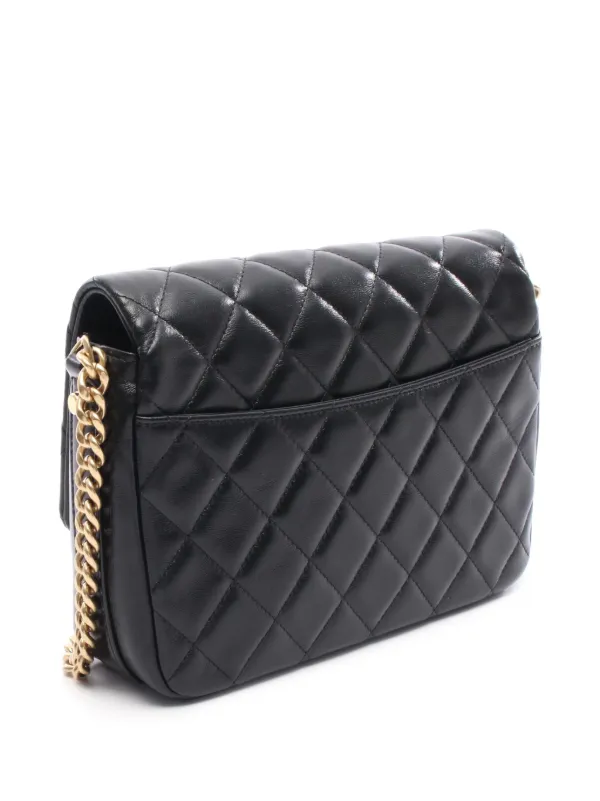 CHANEL Pre-Owned 2021-2025 ミニ ココマーク マトラッセ ラムスキン