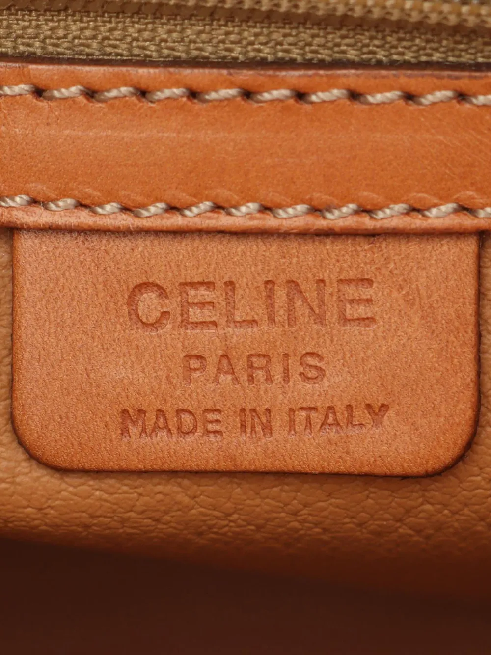 Pre-owned Celine 2000-2025 Macadam Coated Canvas Tote Bag In Brown