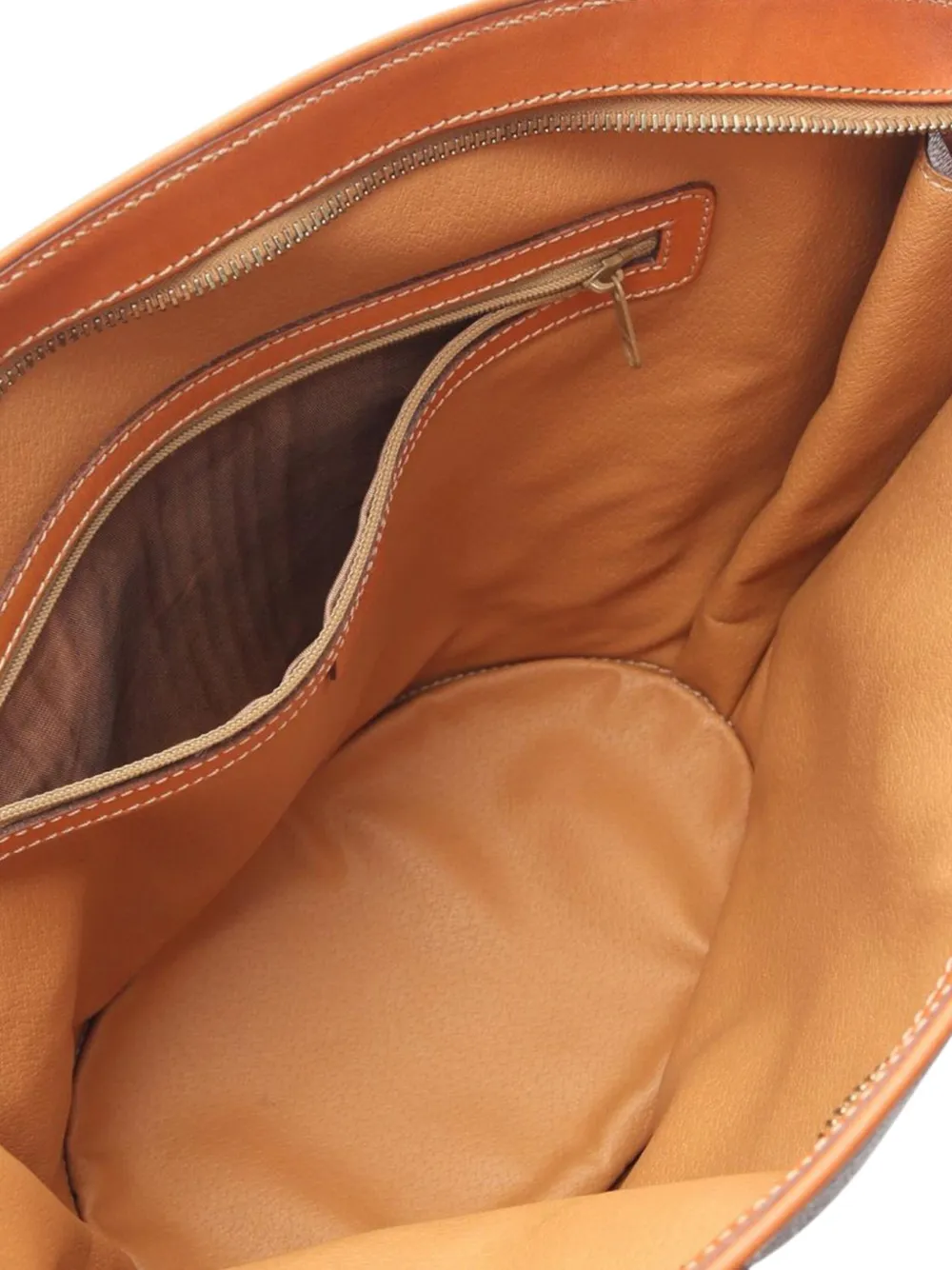 Pre-owned Celine 2000-2025 Macadam Coated Canvas Tote Bag In Brown