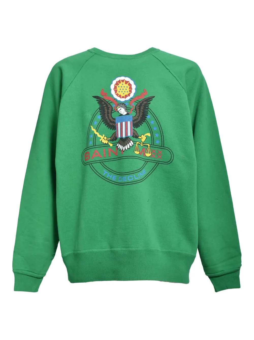 SAINT MXXXXXX Sweatshirt mit Print - Grün