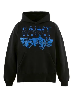 SAINT MXXXXXX I Love Saint パーカー | ブラック | FARFETCH JP