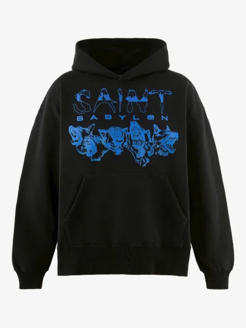 SAINT MXXXXXX x Babylon graphic hoodie