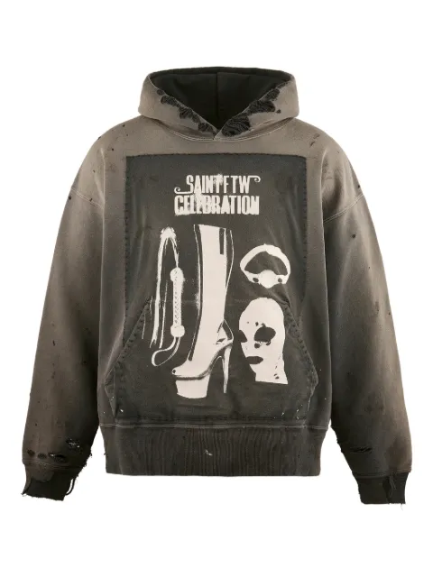 SAINT MXXXXXX graphic hoodie