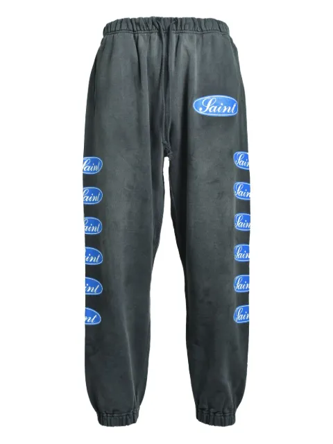 SAINT MXXXXXX logo-print pants