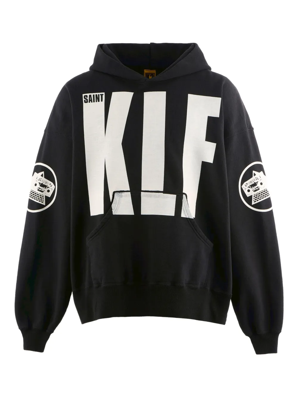 SAINT MXXXXXX x Klf graphic hoodie | Black | Image 1