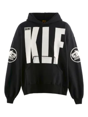 SAINT MXXXXXX x Klf Graphic Hoodie | Black | FARFETCH UK