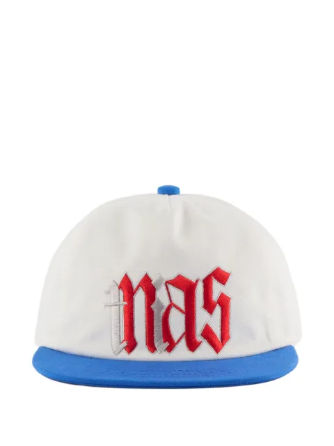 SAINT MXXXXXX x NaS logo-embroidered baseball cap