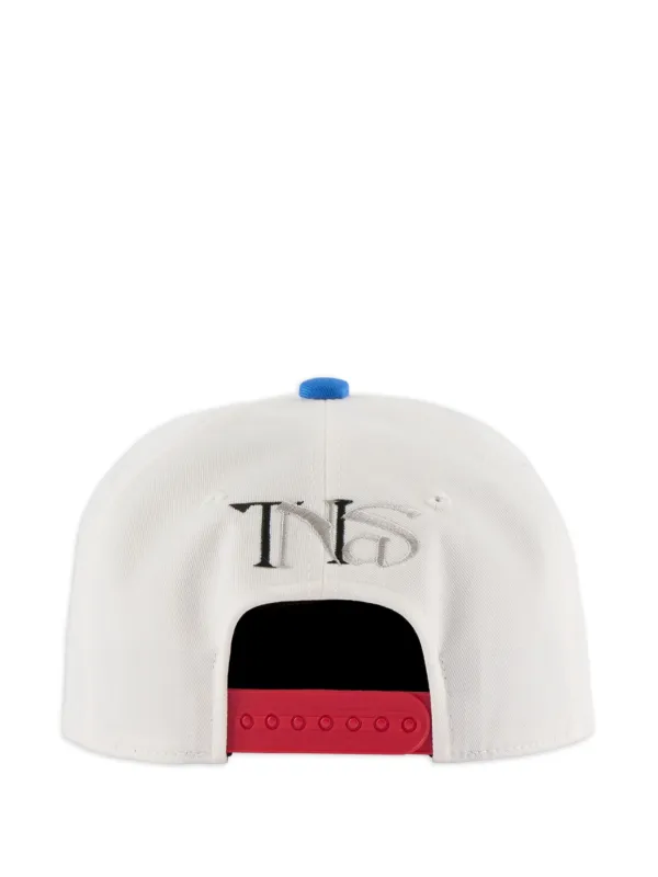 SAINT MXXXXXX x NaS logo-embroidered Baseball Cap | White | FARFETCH