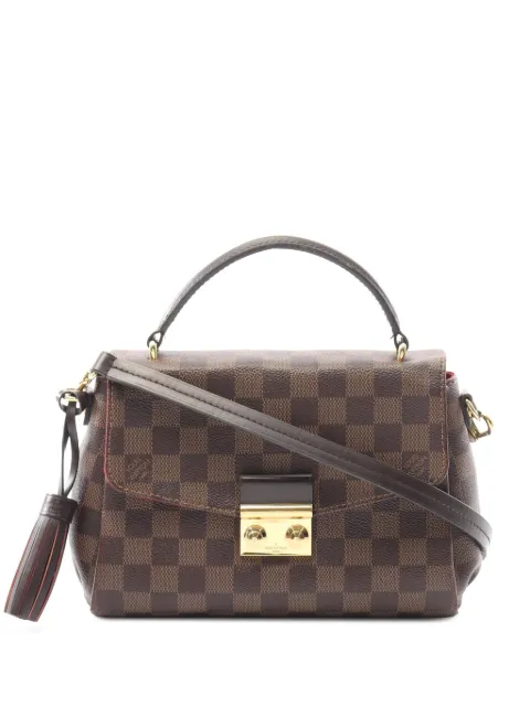 Louis Vuitton Pre-Owned 2017 Damier Ebene Croisette satchel