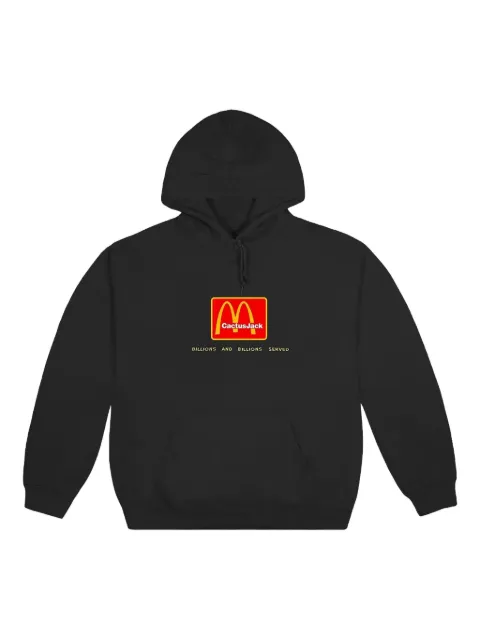 Travis Scott x McDonald's hand-warmer pouch hoodie