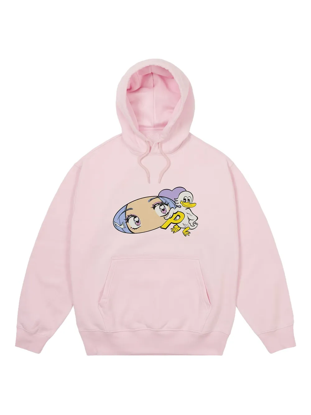 Palace hoodie Rear View | rosado | Image 1