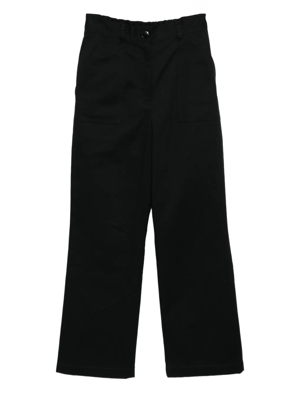 To b. by agnès b. flared cropped trousers - Nero
