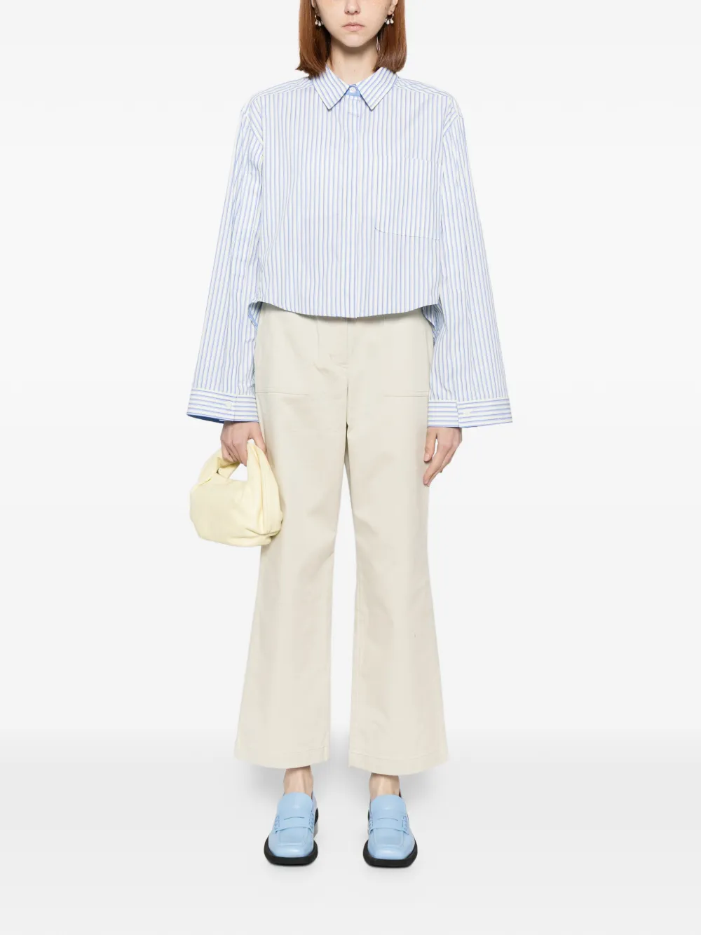 To b. by agnès b. stretch chino pants - Beige