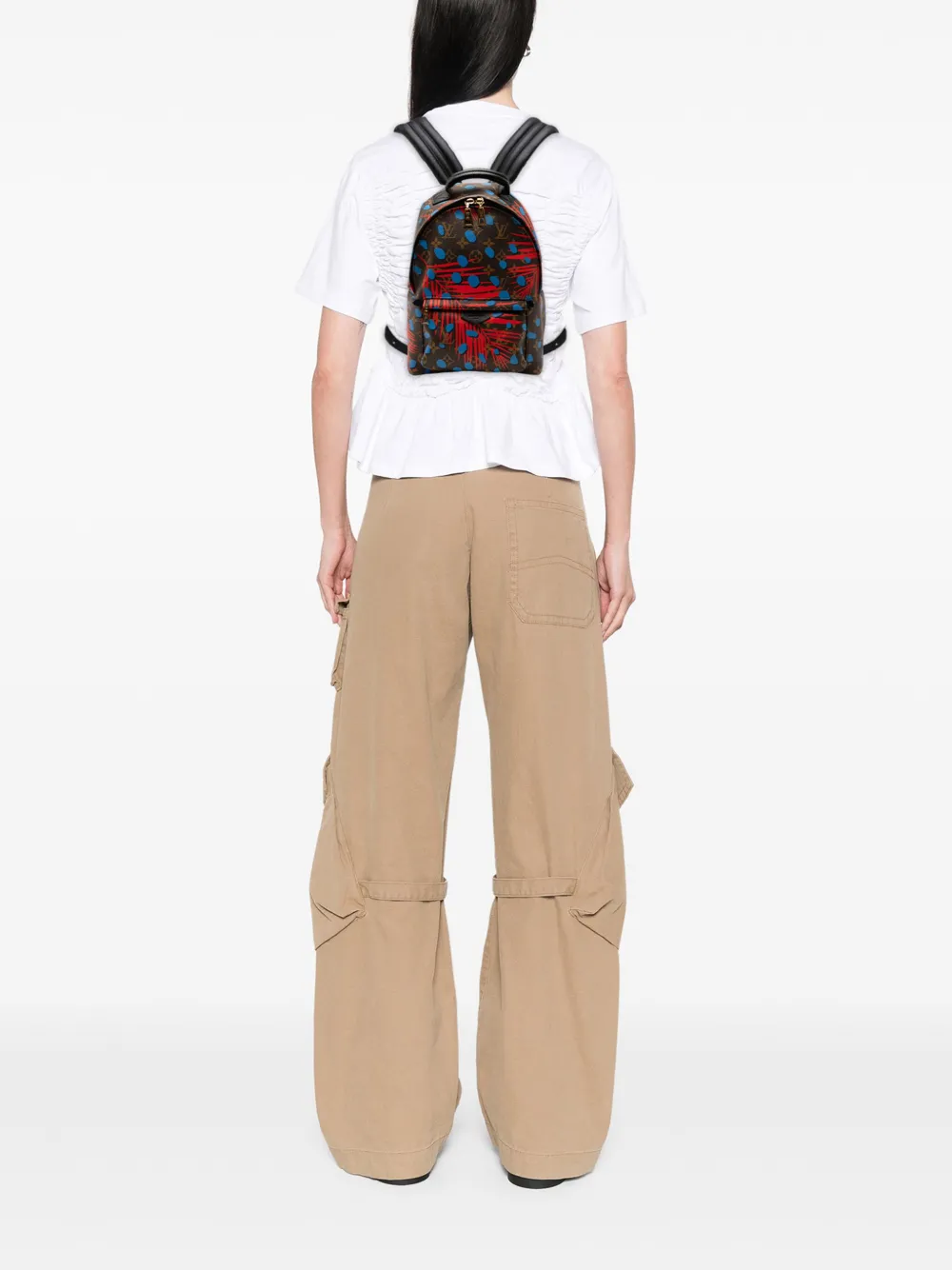 Louis Vuitton Pre-Owned 2016 Monogram Jungle Dots Palm Springs PM backpack | Pre-owned | Image 2