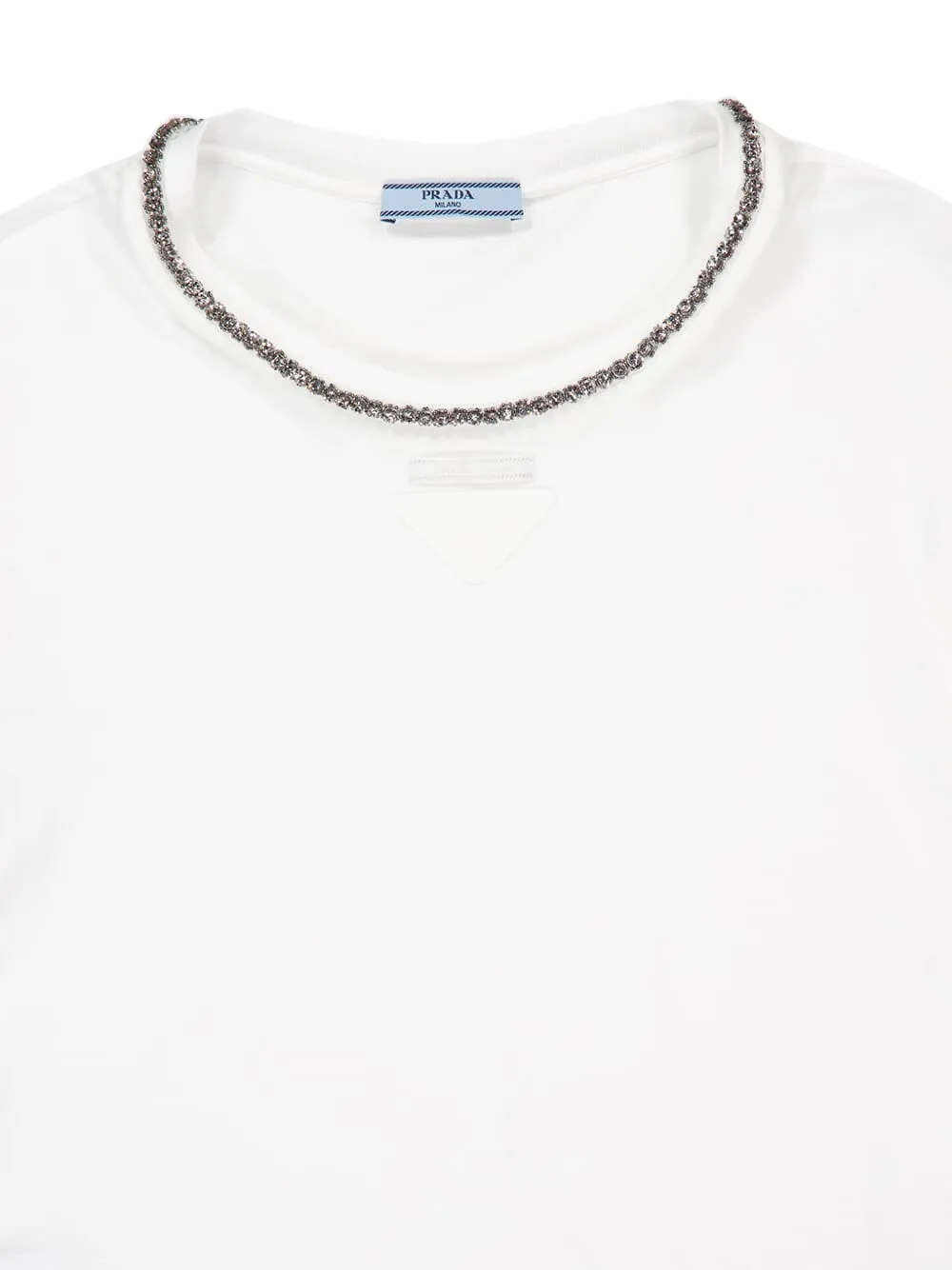  Prada White Cotton T-shirt 