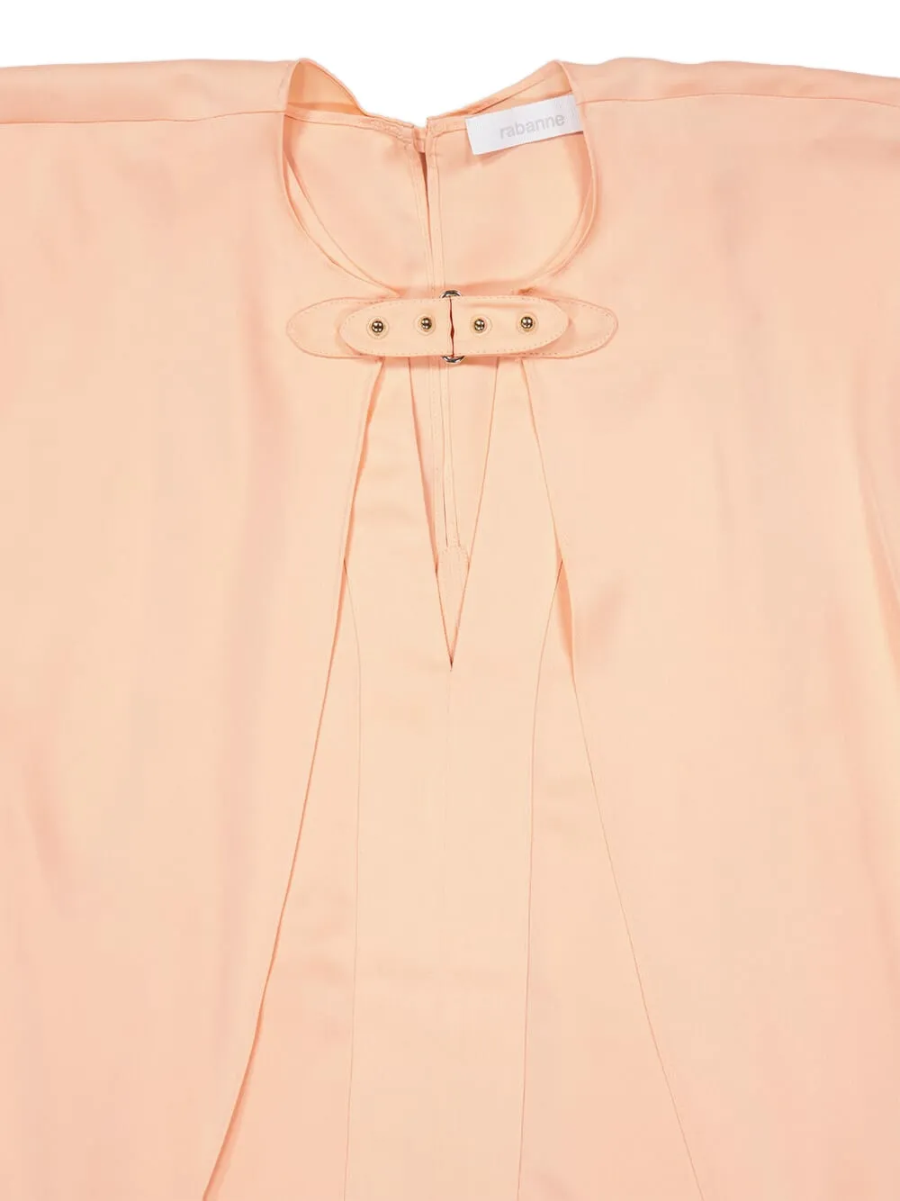  Rabanne Satin Long-sleeve Blouse - Neutrals 