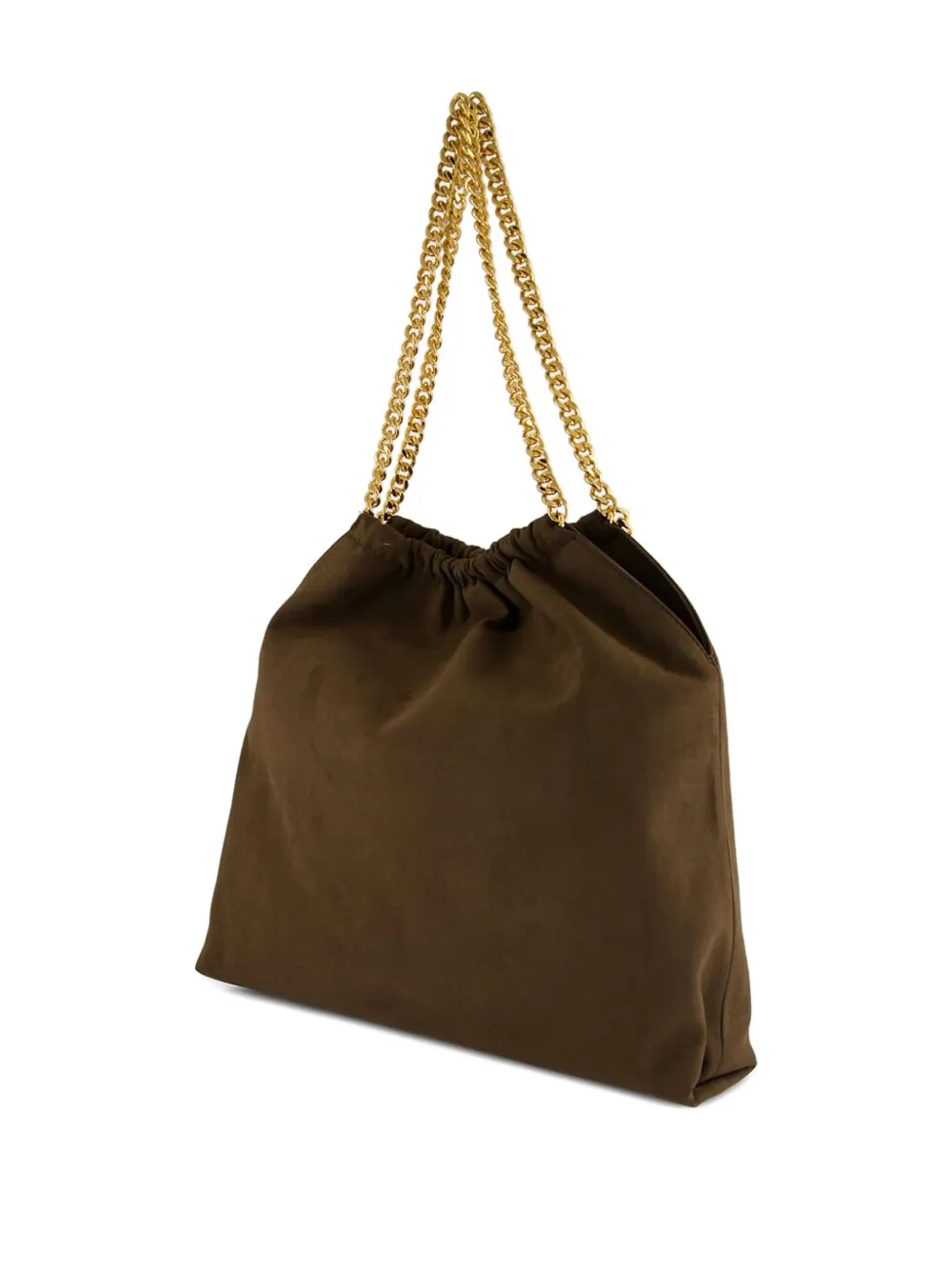Stella McCartney medium Falabella chain drawstring shoulder bag - Bruin