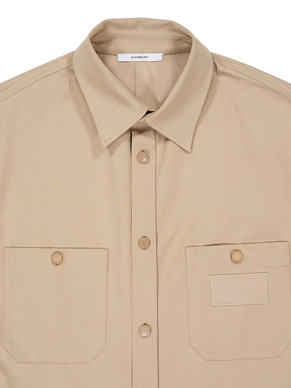 Givenchy Overhemd met korte mouwen Beige