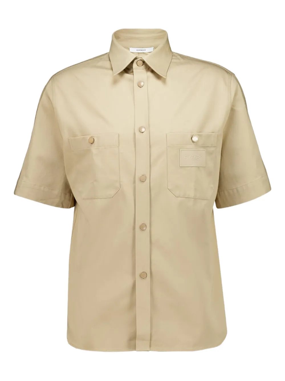 Givenchy short-sleeve cotton shirt | Neutrals | Image 1