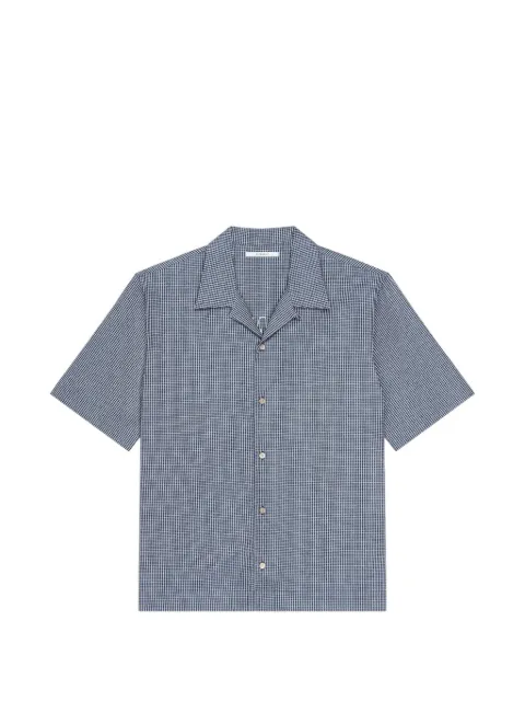 Givenchy camisa a cuadros con bordado GIVENCHY Paris