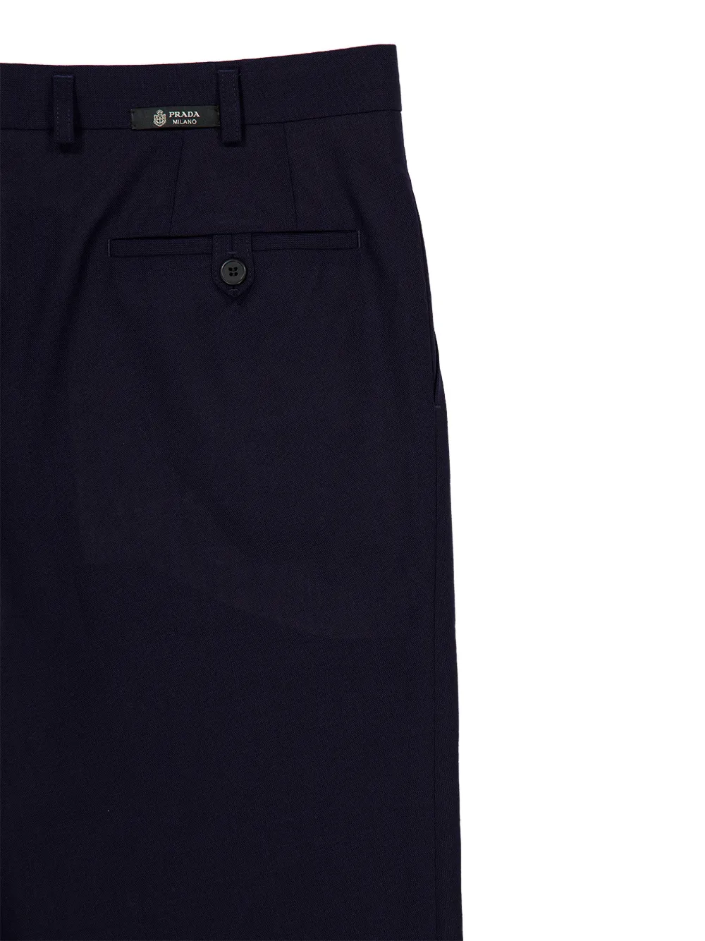 Prada Wollen broek Blauw