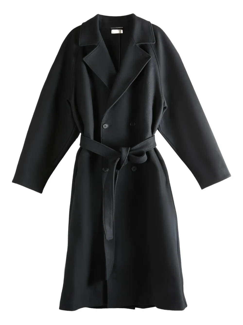 The Row Trench doppiopetto con cintura - Nero