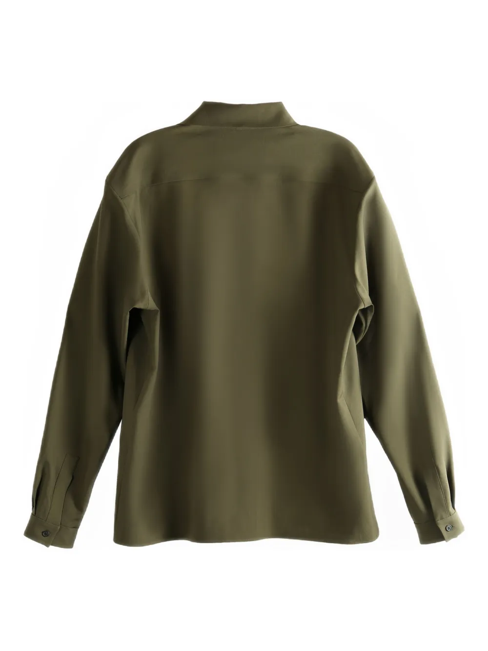 The Row Kanta wool shirt - Groen