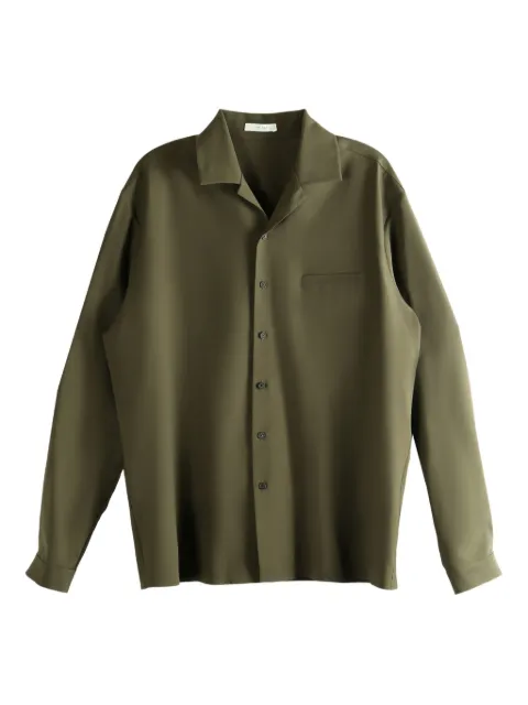 The Row Kanta wool shirt