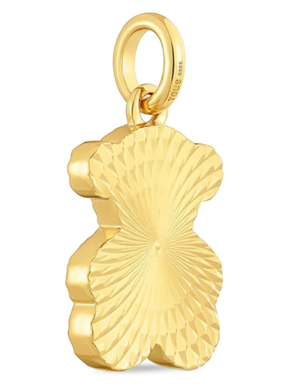  Tous Patterned Bear-shape Pendant - Gold 