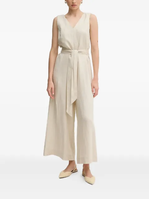Benetton tied-waist sleeveless jumpsuit