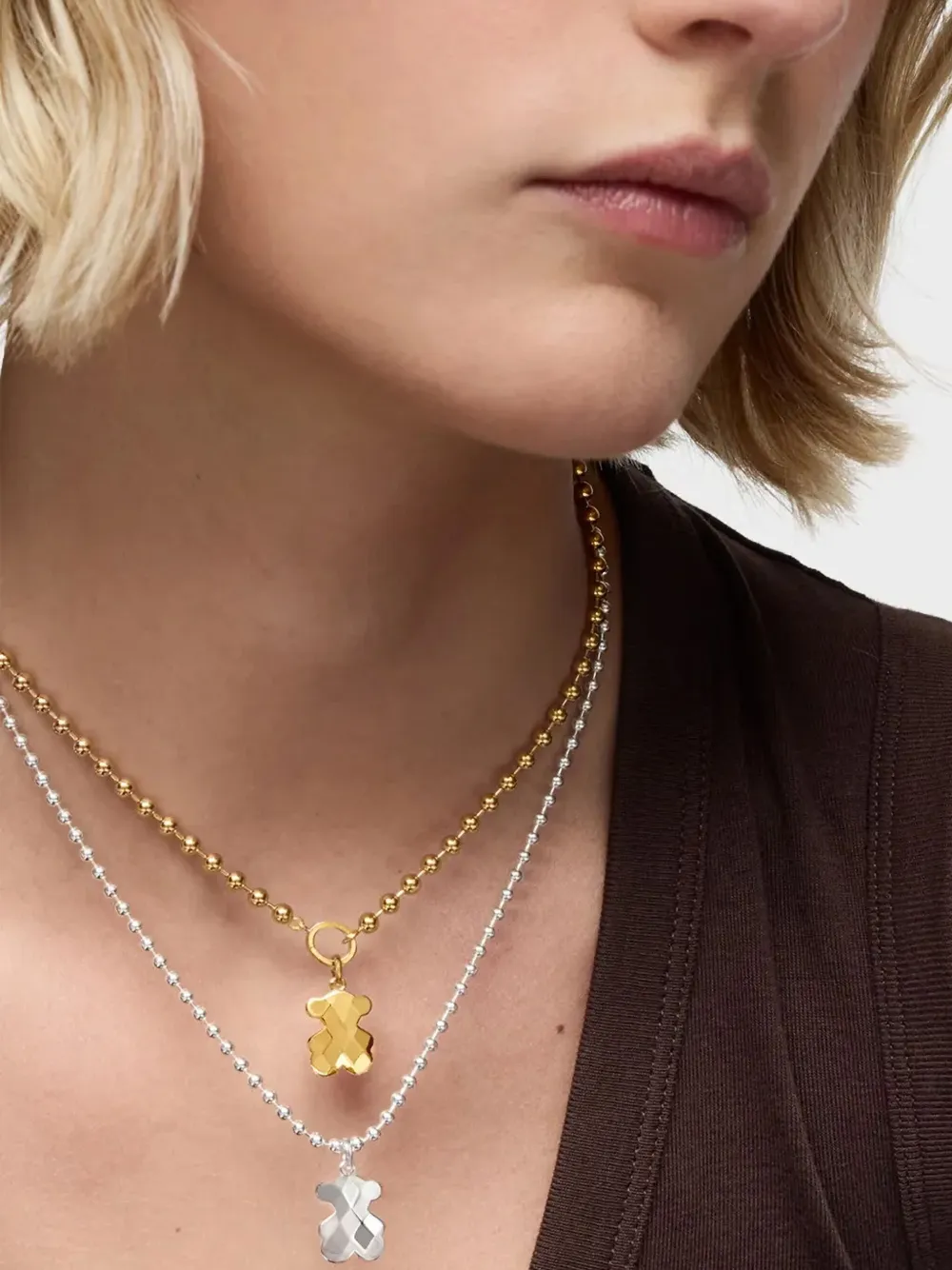 TOUS collar con dije de oso facetado | Image 2