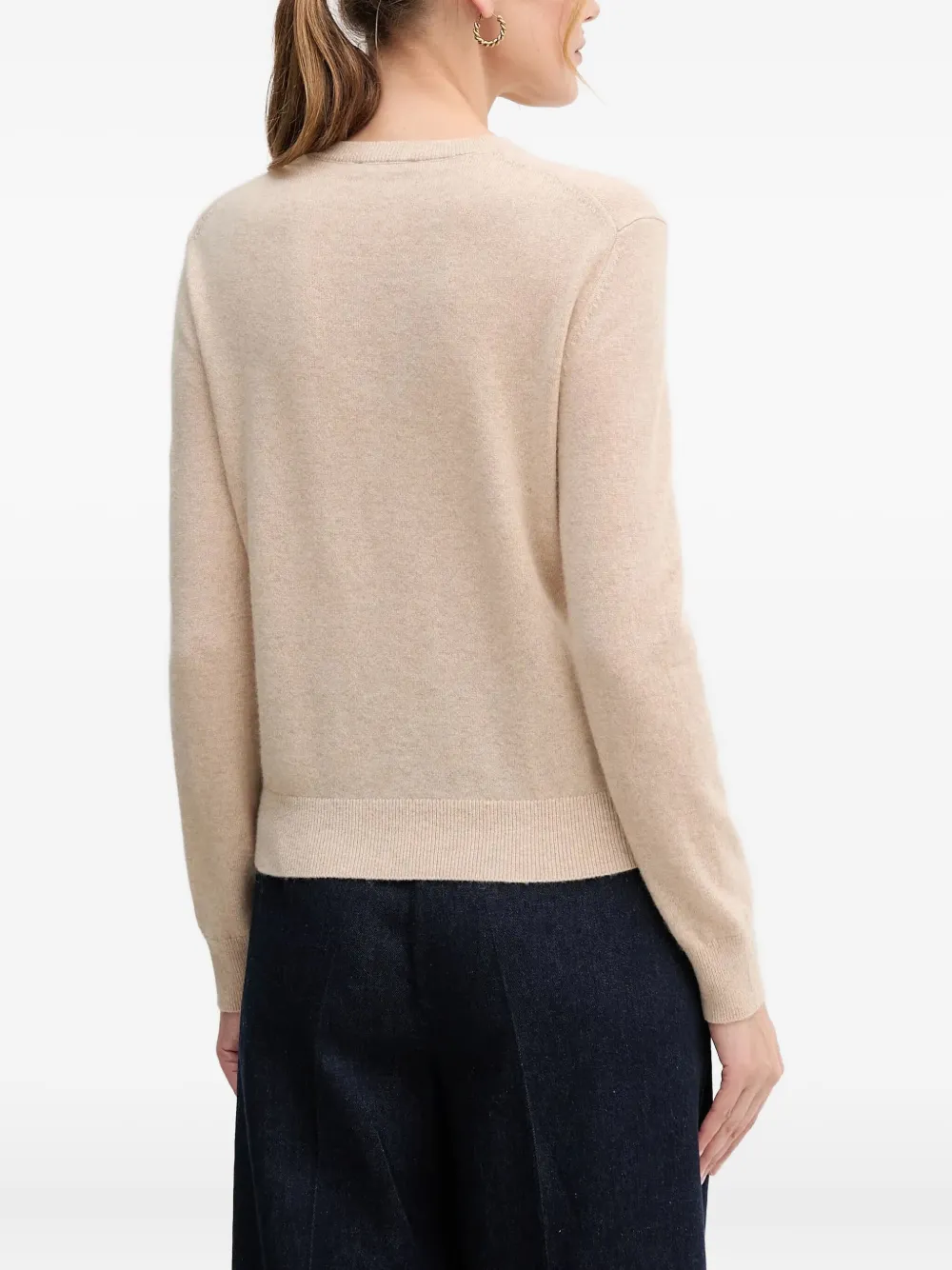  Benetton Cashmere Cardigan - Neutrals 
