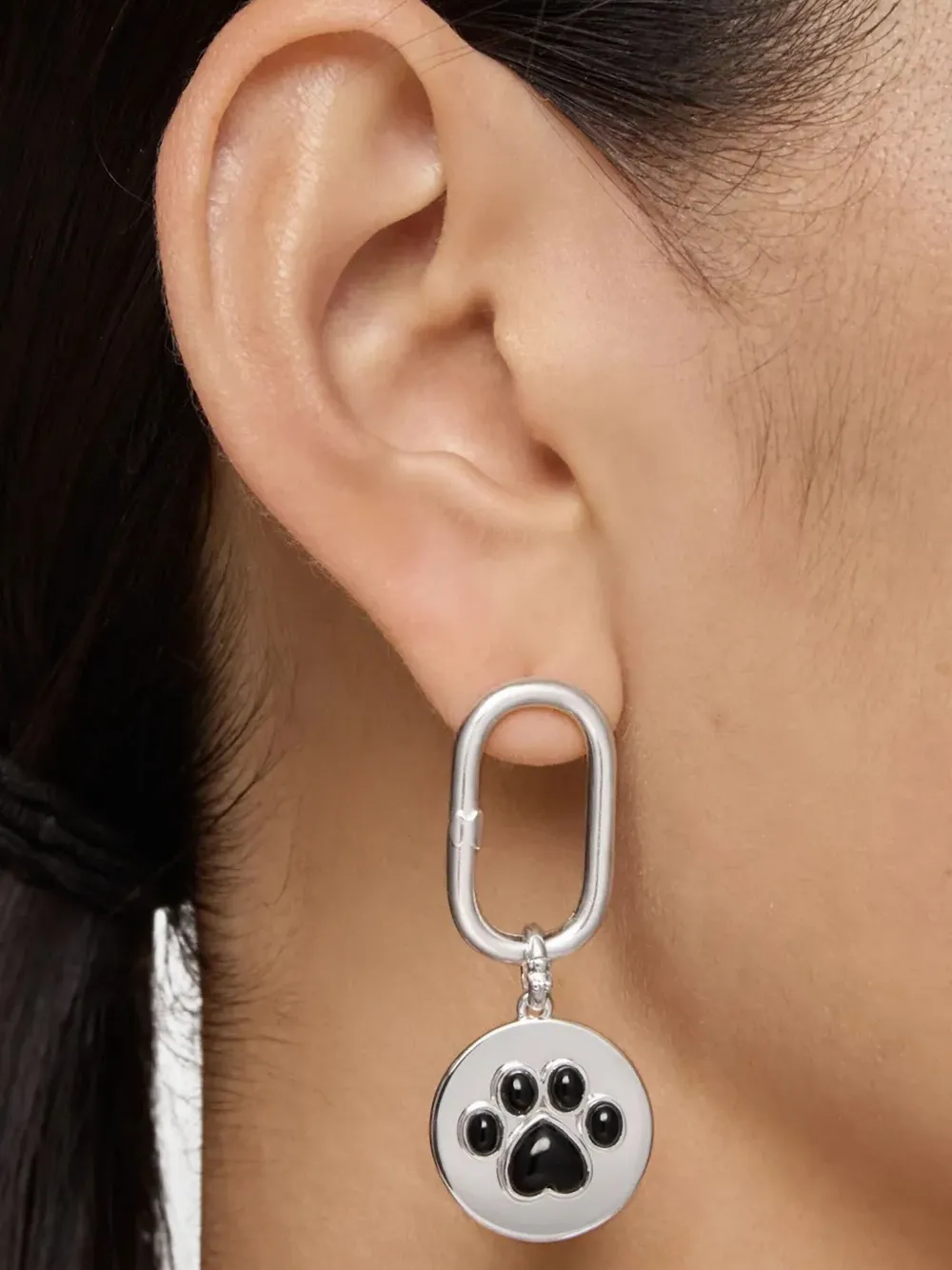 TOUS Sterling zilveren halsketting met hanger en onyx