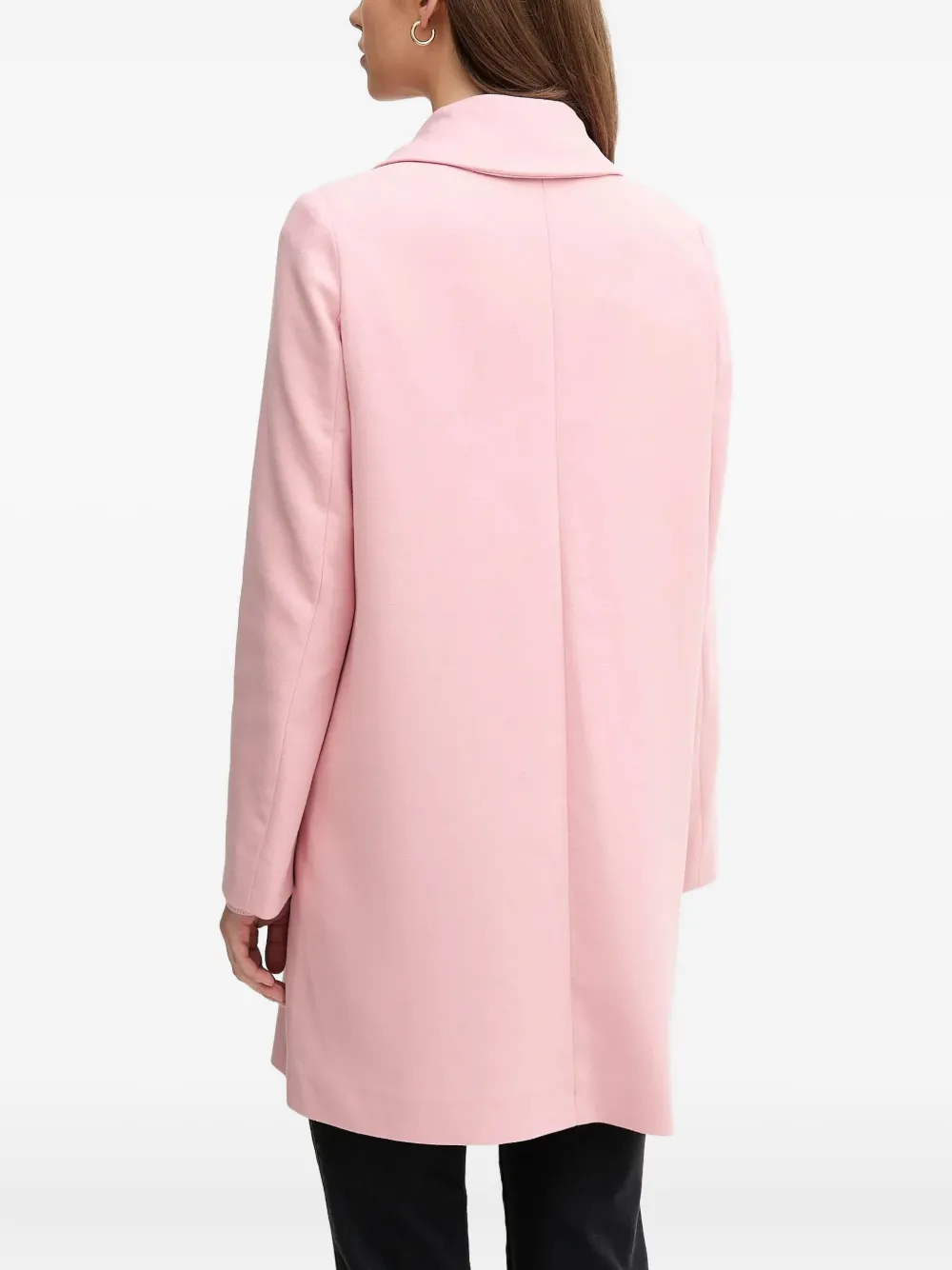 Benetton Single-breasted Coat In Pink