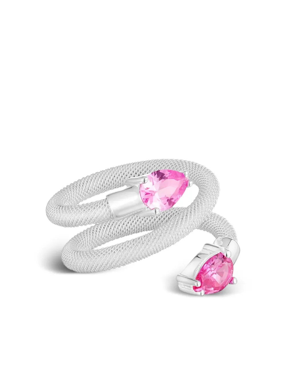  Tous Teardrop Ring - Silver 