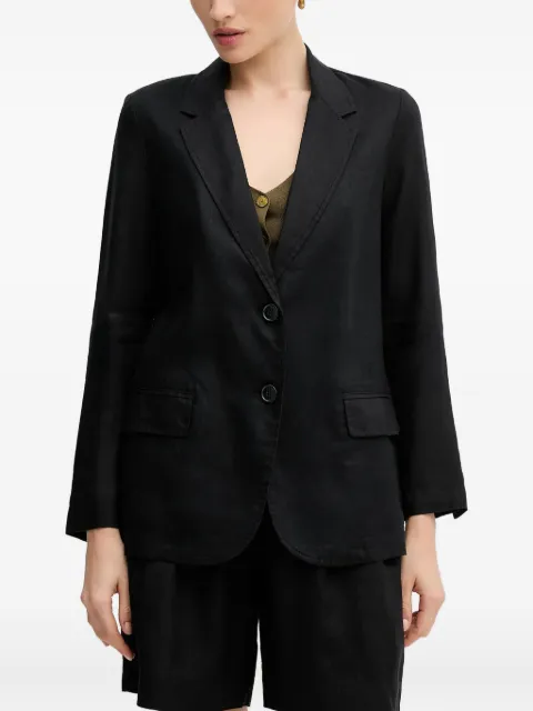 Benetton blazer con bolsillos y solapa