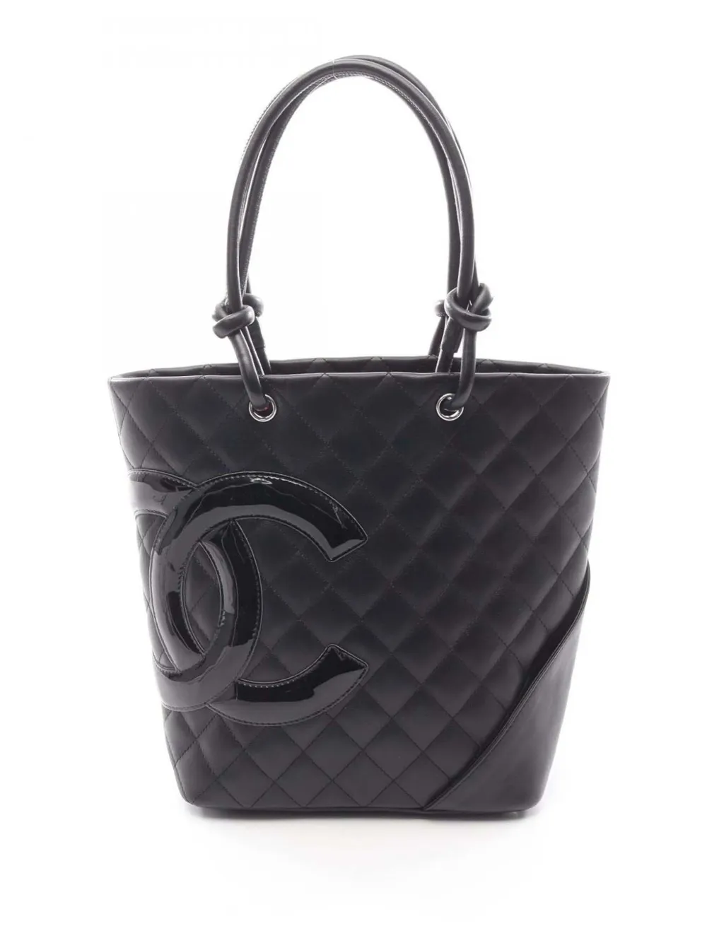 CHANEL Pre-Owned 2010-2011 Medium Lambskin Cambon Ligne tote bag - Nero