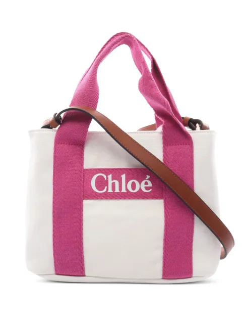 Chloé Pre-Owned 2010-2025 Kids Canvas satchel
