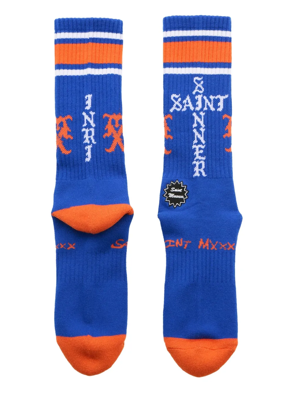 ribbed-detail socks